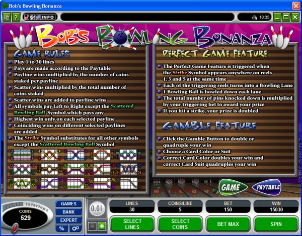 Microgaming 5 reel slot machine image