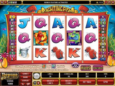 Microgaming 5 reel slot machine image