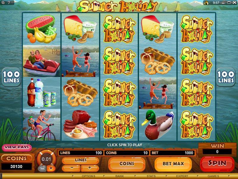 Microgaming 5 reel slot machine image