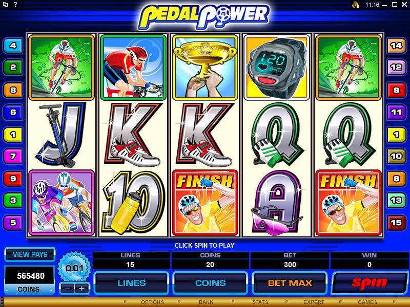 Microgaming 5 reel slot machine image