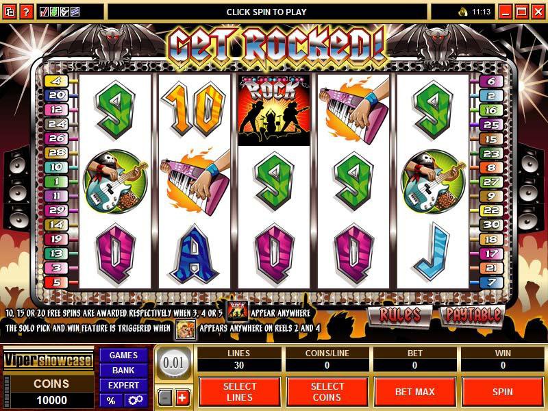 Microgaming 5 reel slot machine image