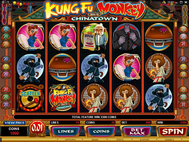 Microgaming 5 reel slot machine image