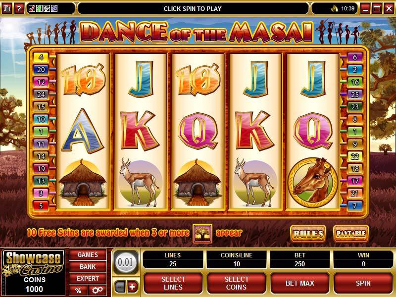 Microgaming 5 reel slot machine image