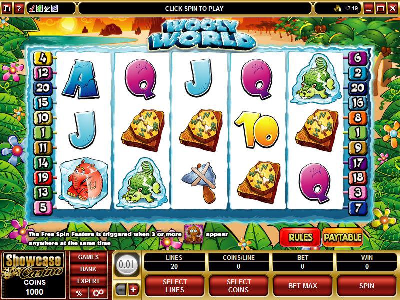 Microgaming 5 reel slot machine image