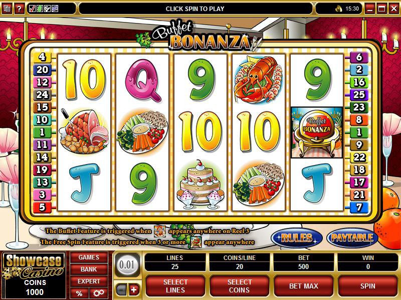 Microgaming 5 reel slot machine image