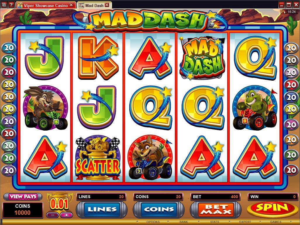 Microgaming 5 reel slot machine image