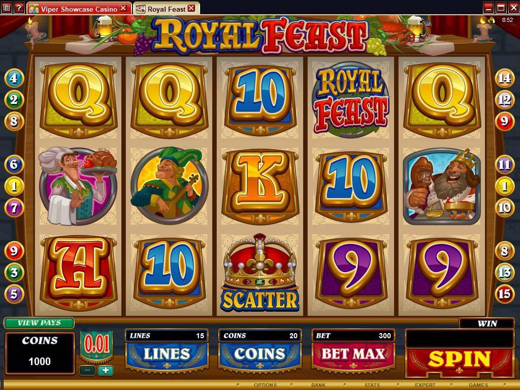 Microgaming 5 reel slot machine image