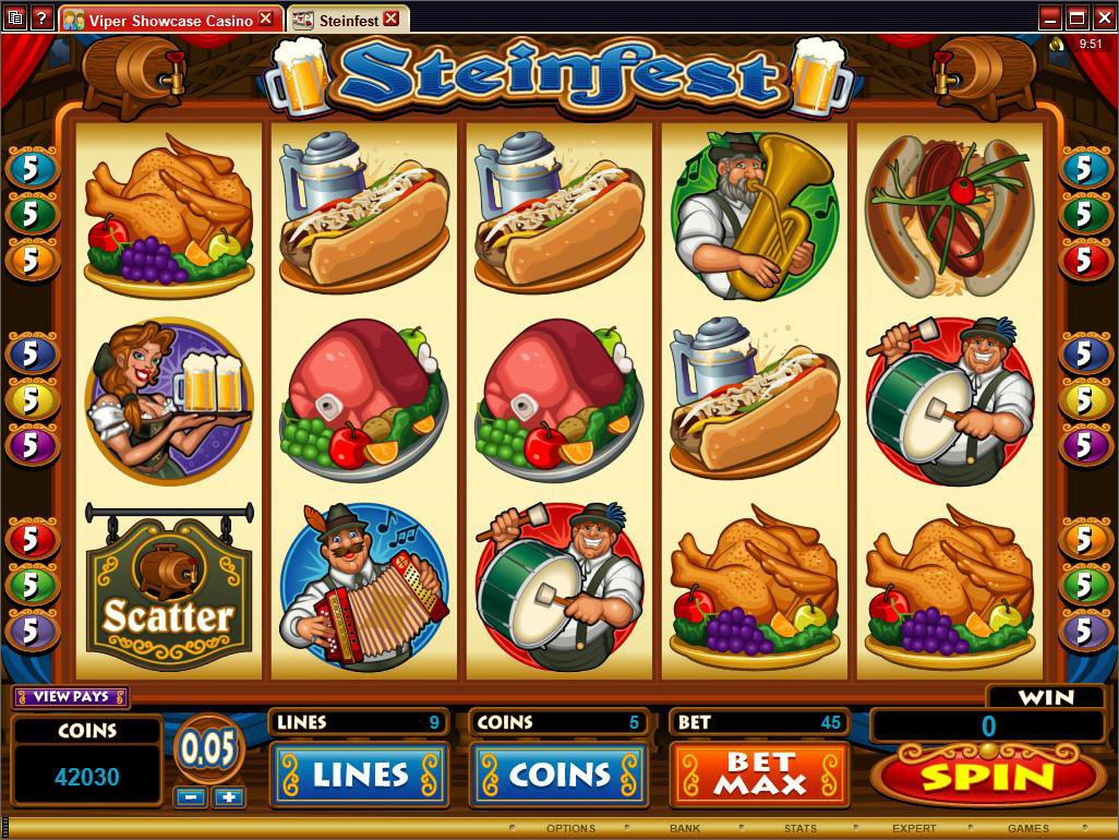 Microgaming 5 reel slot machine image