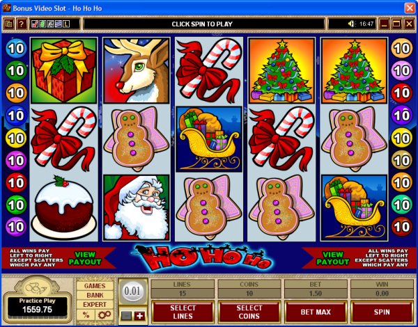 Microgaming 5 reel slot machine image