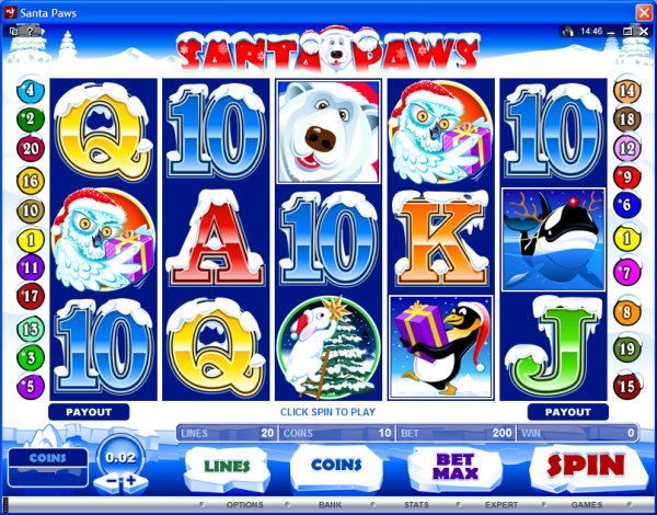Microgaming 5 reel slot machine image