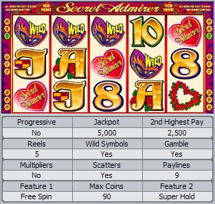 Microgaming 5 reel slot machine image