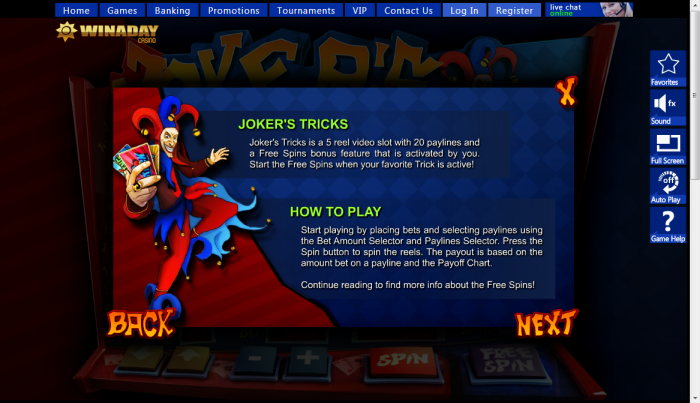 Win A Day Casino slot machine image